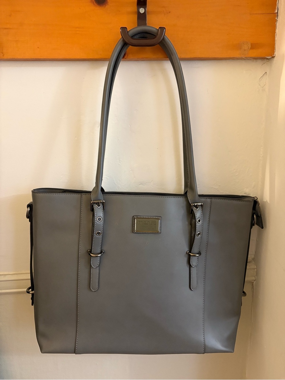 Gray Women’s Tote Bag - Classic Everyday Shoulder Bag